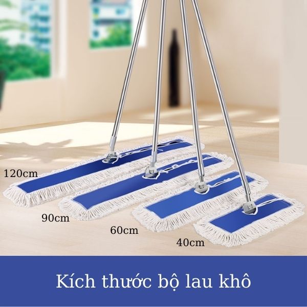 Kích thước bộ cây lau sàn khô