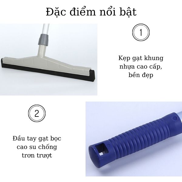 Đặc điểm nổi bật của bộ gạt nước sàn nhà chuyên dụng