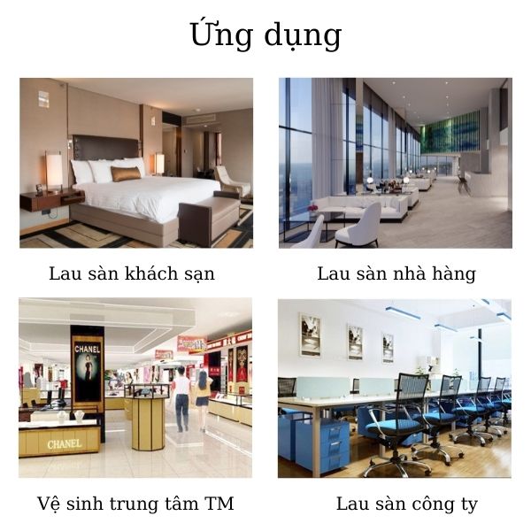 Kẹp giẻ thay thế trong quá trình vệ sinh tại khách sạn, tòa nhà,...