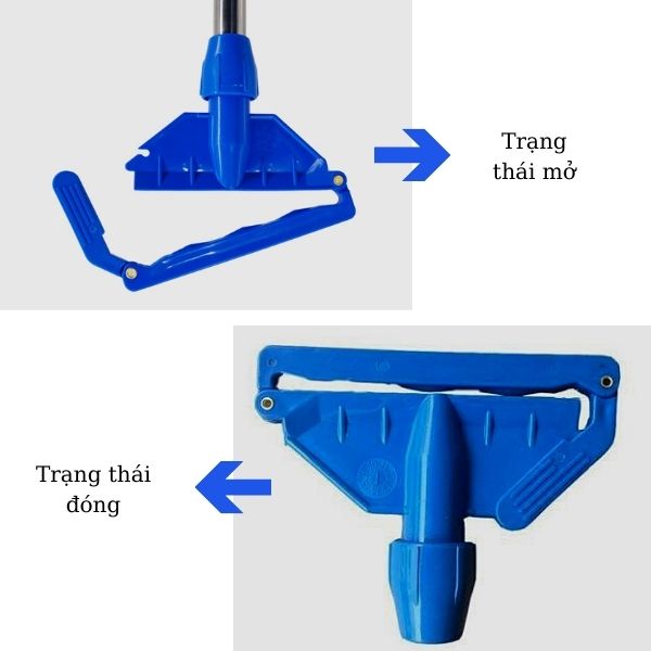 Bộ kẹp giẻ thiết kế đóng mở dễ dàng