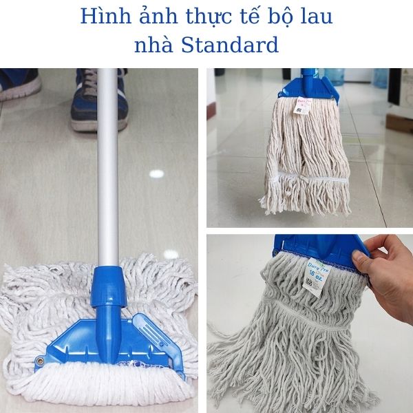Hình ảnh thực tế cây lau ướt sàn Standard
