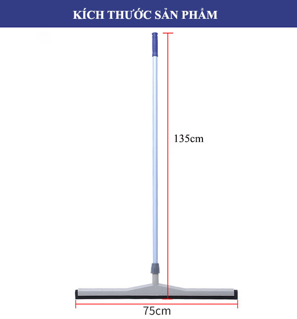 Cây đẩy nước sàn nhà công nghiệp 75cm
