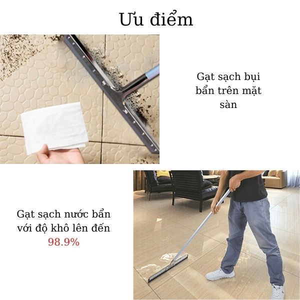 Ưu điểm nổi bật của cây gạt sàn công nghiệp