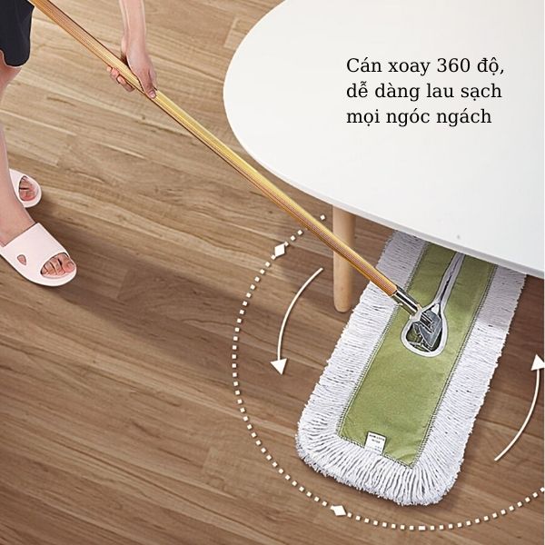 Kẹp giẻ xoay 360 độ, lau sạch mọi ngóc ngách