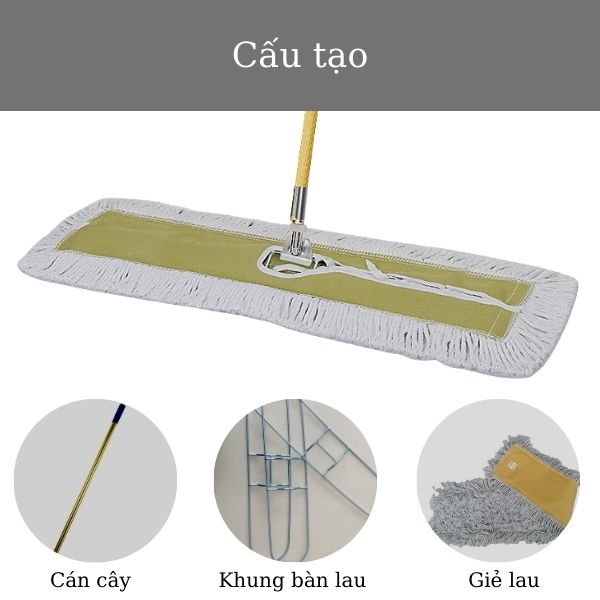 Cấu tạo bộ lau khô sàn khách sạn deluxe