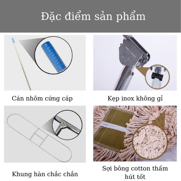 Một số đặc điểm nổi bật của cây lau sàn khô deluxe