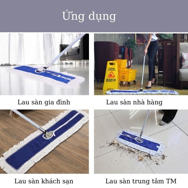 Cây lau sàn khô Standard sử dụng trong vệ sinh sàn công nghiệp