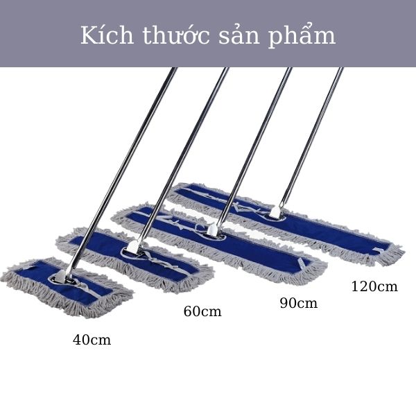 Mẫu cây lau khô sàn nhà đa dạng về kích thước