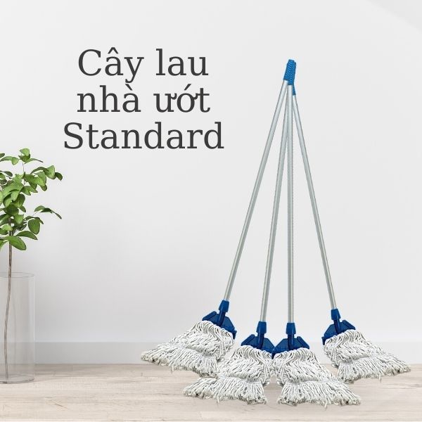 Bộ cây lau nhà ướt Standard chuyên dụng