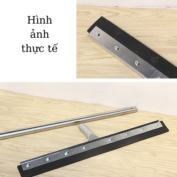 Chổi gạt nước cao su 55cm - cây gạt nước cán dài