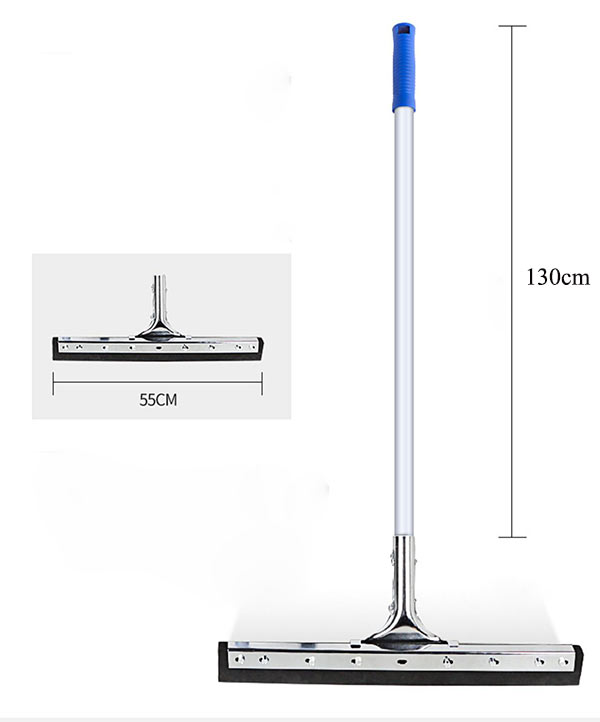 Chổi gạt nước cao su 55cm - cây gạt nước cán dài