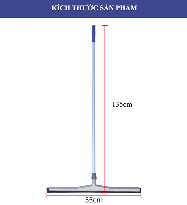 Kích thước chổi gạt nước 55cm