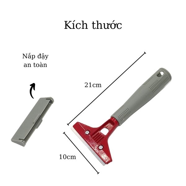 Chi tiết kích thước bộ dao cạo sơn, cạo sàn