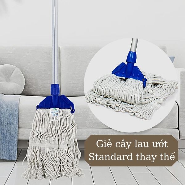 Bộ giẻ thay thế cây lau ướt Standard giá rẻ, chất lượng
