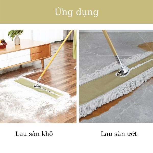 Dễ dàng lắp đặt vào cán cây lau