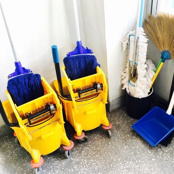 Hình ảnh thực tế xe vắt nước lau sàn 36L