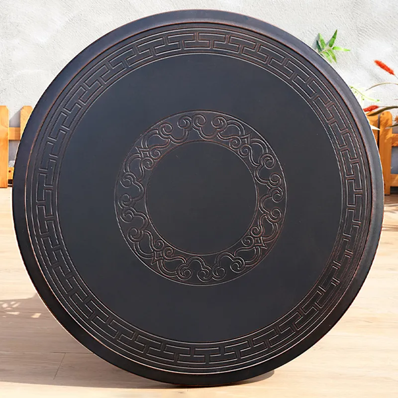 Hoa văn 3D trên mặt bàn nhôm đúc