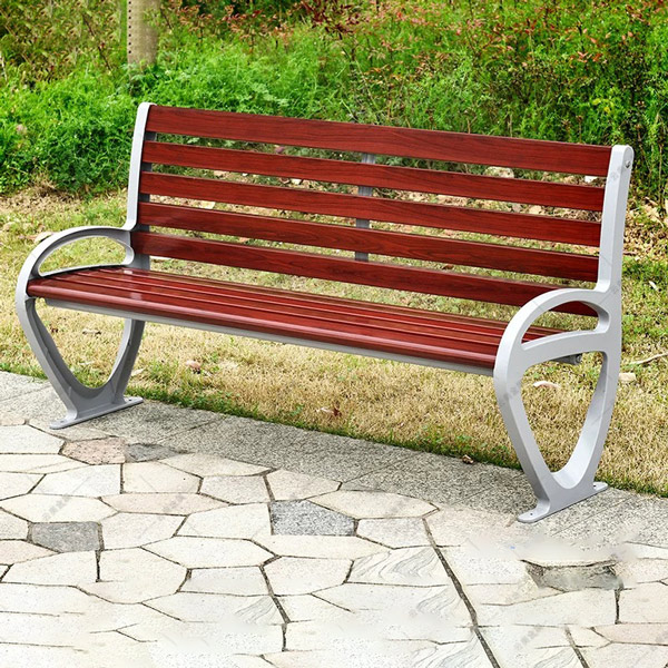 Ghế băng dài có tựa lưng ngoài trời