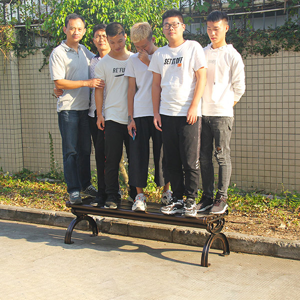 Ghế băng không tựa bằng nhôm đúc