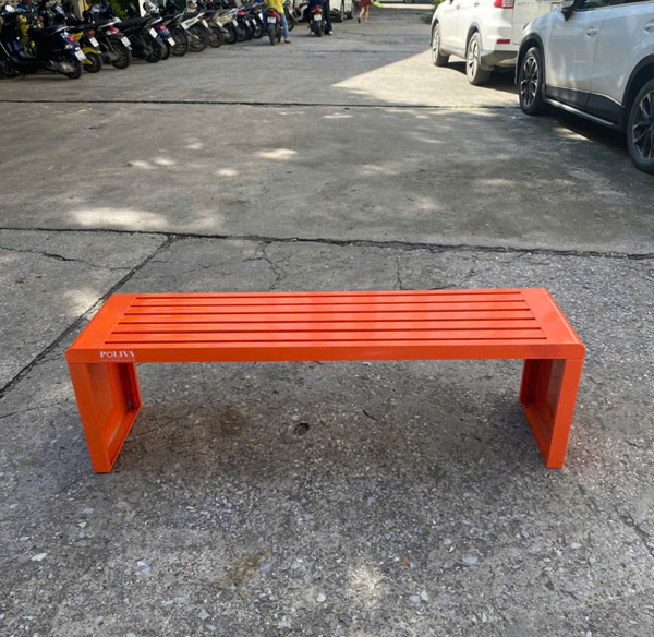 Ghế băng thép ngoài trời 1.5m