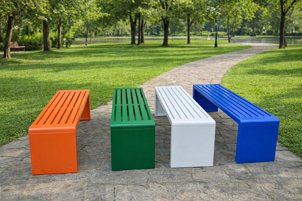 Ghế băng thép ngoài trời 1.5m