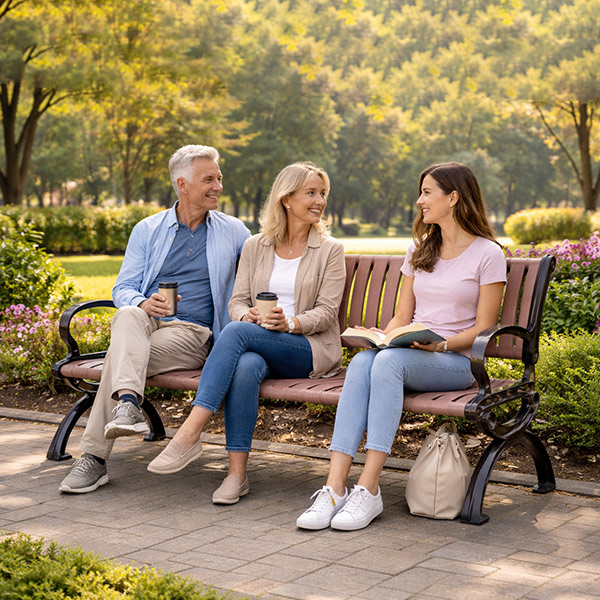 Ghế công viên ngoài trời - địa điểm giải trí lý tưởng