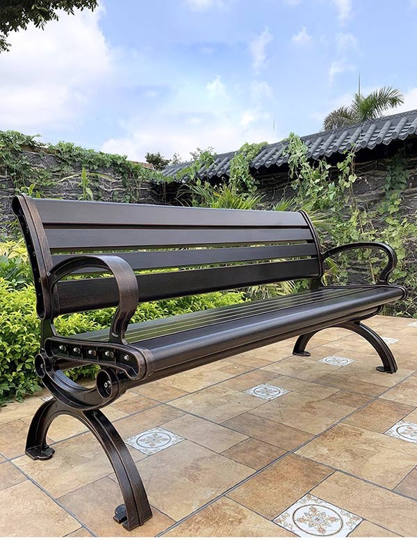 Ghế dài nhôm đúc ngoài trời dài 150cm