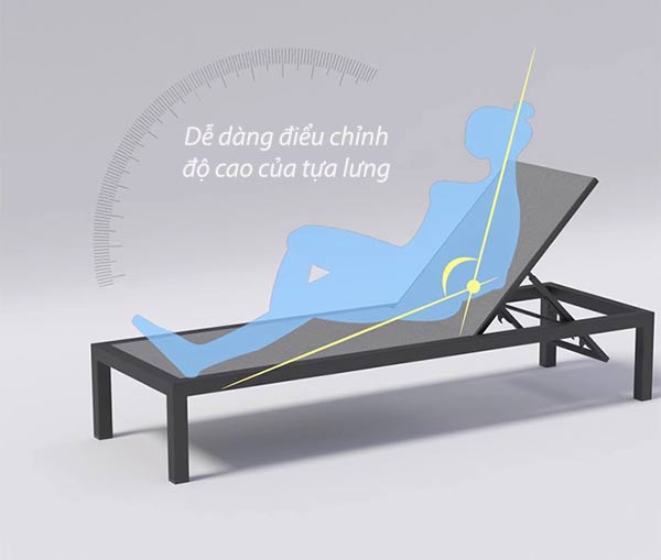 Thiết kế ghế phù hợp cho 1 người sử dụng