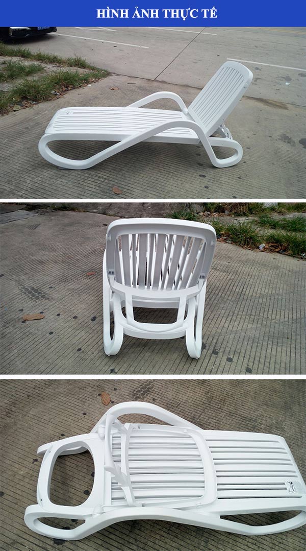 Ghế nhựa hồ bơi cao cấp