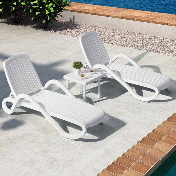 Ghế nhựa hồ bơi cao cấp