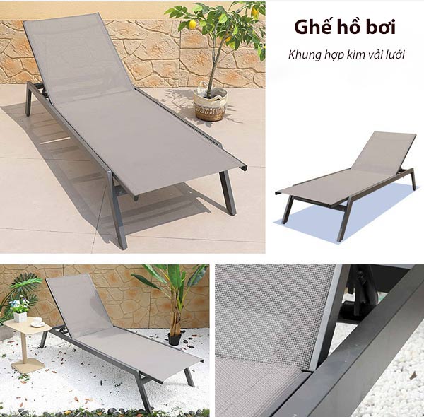 Thiết kế linh hoạt giúp ghế vải lưới sử dụng được nhiều không gian