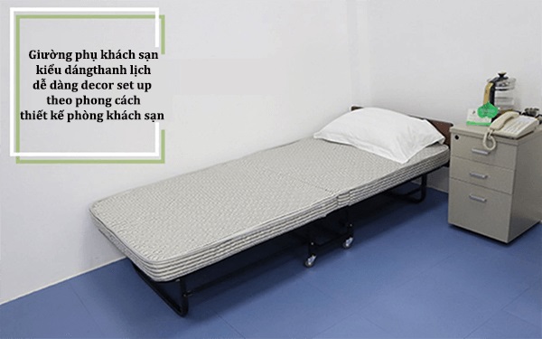 Giường phụ khách sạn nệm gấp giá tốt