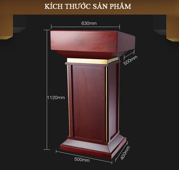 Cụ thể kích thước của bục kê để bạn cân nhắc