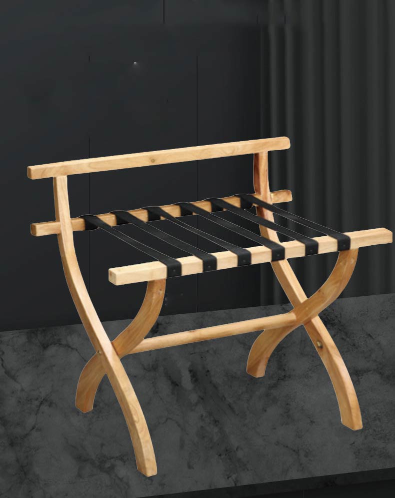 Giá đỡ vali hành lý khách sạn bằng gỗ