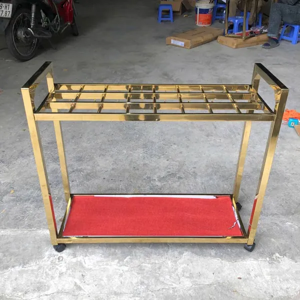 Hình ảnh giá treo ô dù inox mạ vàng