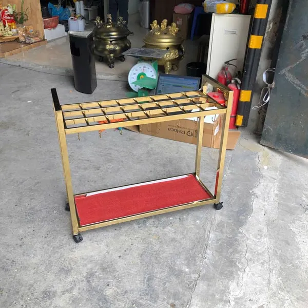 Hình ảnh giá treo ô dù inox mạ vàng