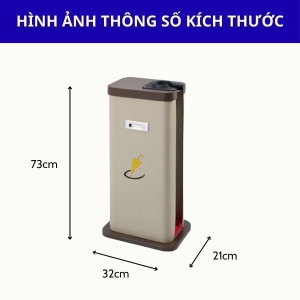 Chi tiết kích thước máy bọc ô dù