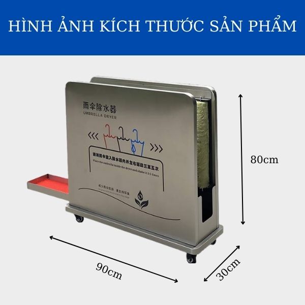 Kích thước khung lau ô dù để bạn tham khảo