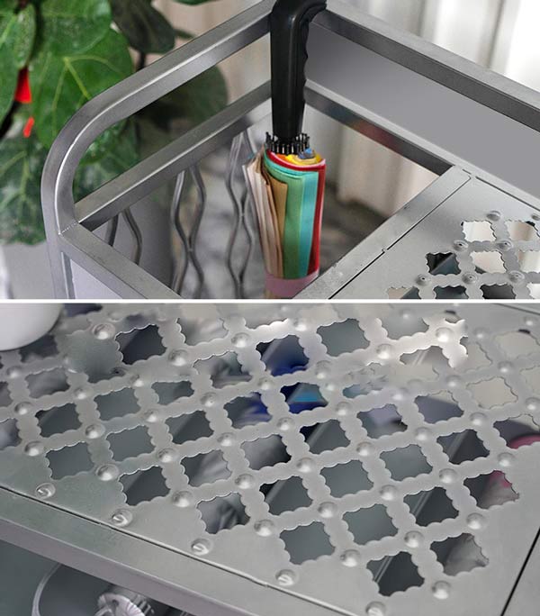 Các chi tiết đặc điểm của giá kệ treo ô 20 ngăn