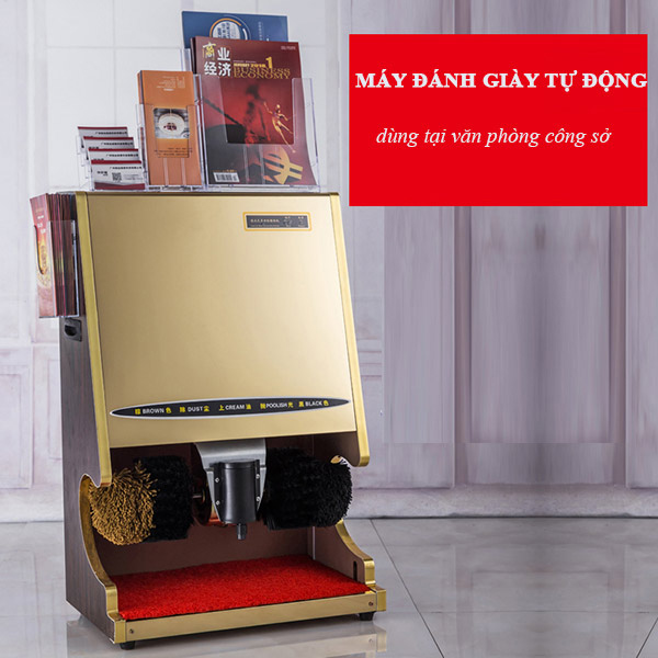 Máy đánh bóng giày hoạt động trên cơ chế cảm ứng tự động