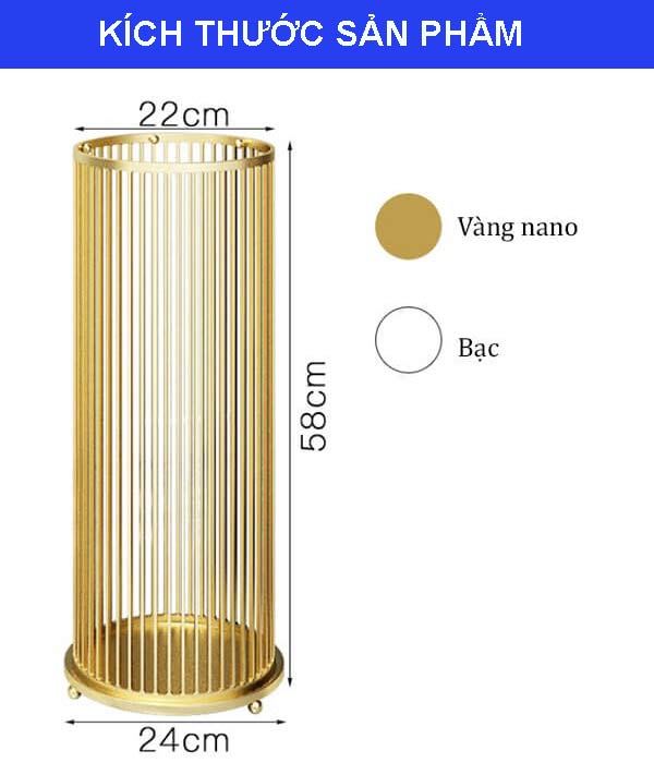 Tham khảo ngay kích thước sọt đựng dù