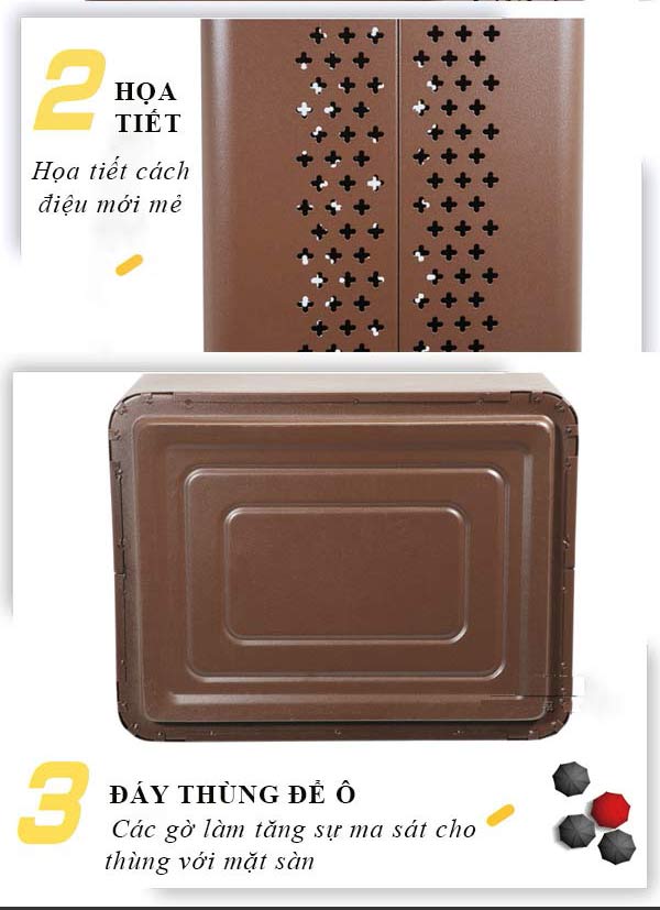 Tham khảo đặc điểm thiết kế thùng chứa ô dù