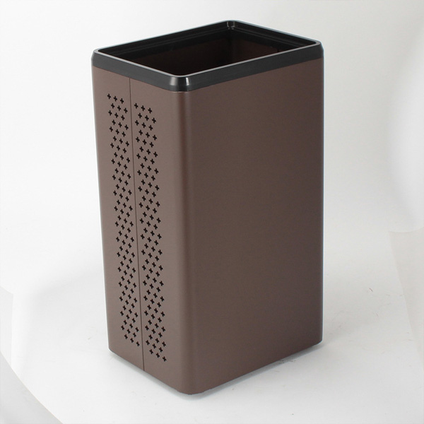 Hình ảnh thực tế thùng để ô màu nâu