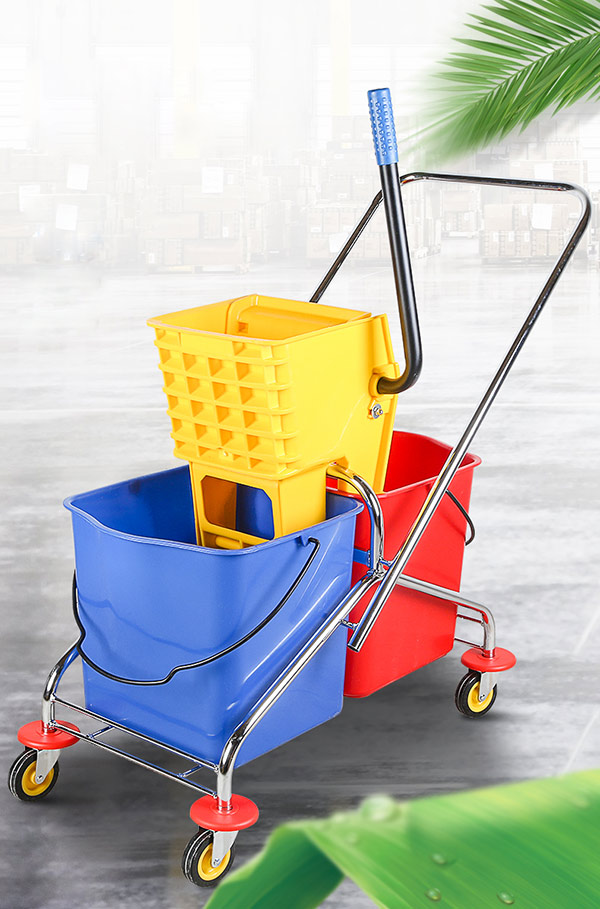 Mẫu xe vắt móp 2 xô dung tích 46l