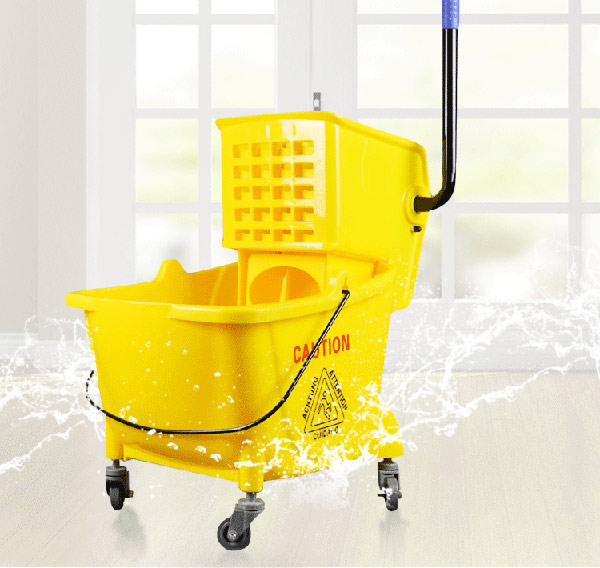 Xe vắt móp 24l màu vàng kiểu dáng đẹp, dễ sử dụng