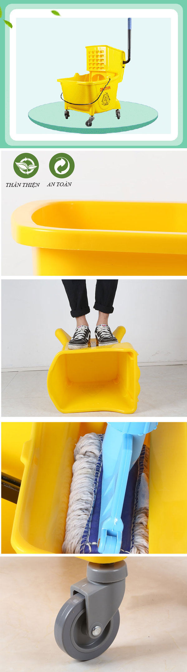 Đặc điểm cấu tạo của xe vắt móp