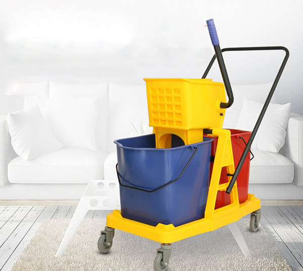 Mẫu xe lau sàn nhà 2 xô dung tích 46 lít