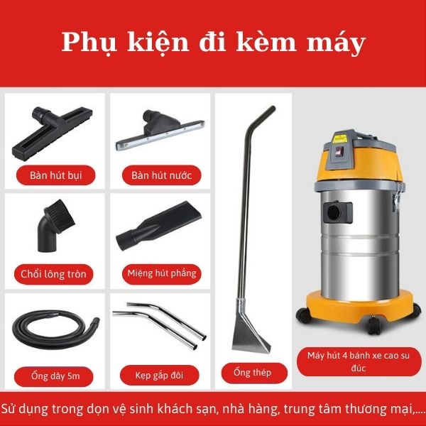 Phụ kiện máy hút bụi công nghiệp dùng cho gia đình