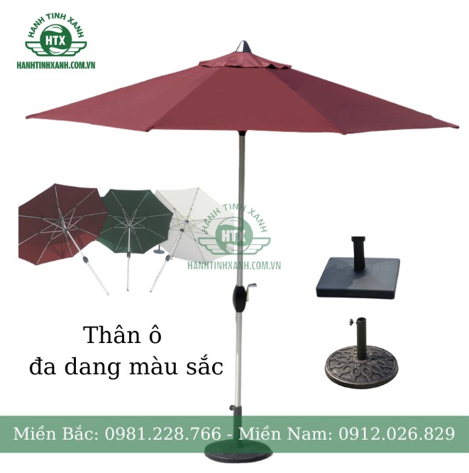 Thân ô đa dạng màu sắc