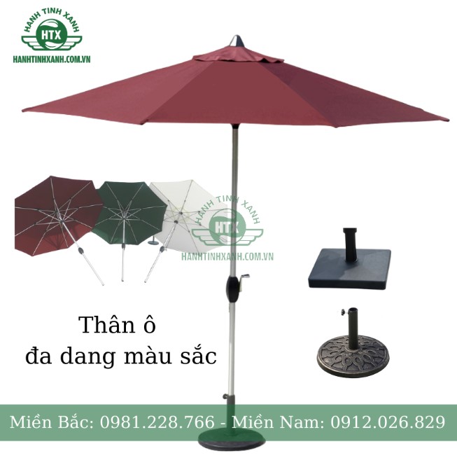 Thân ô lệch tâm tròn 3m đa dạng màu sắc